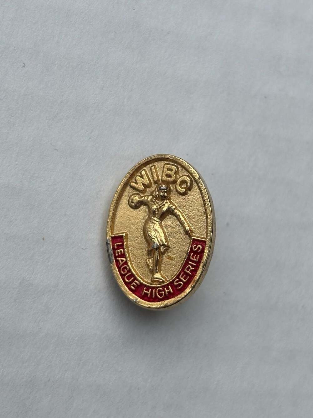 Vintage WIBC Women's International Bowling Congress League High Series Award Pin